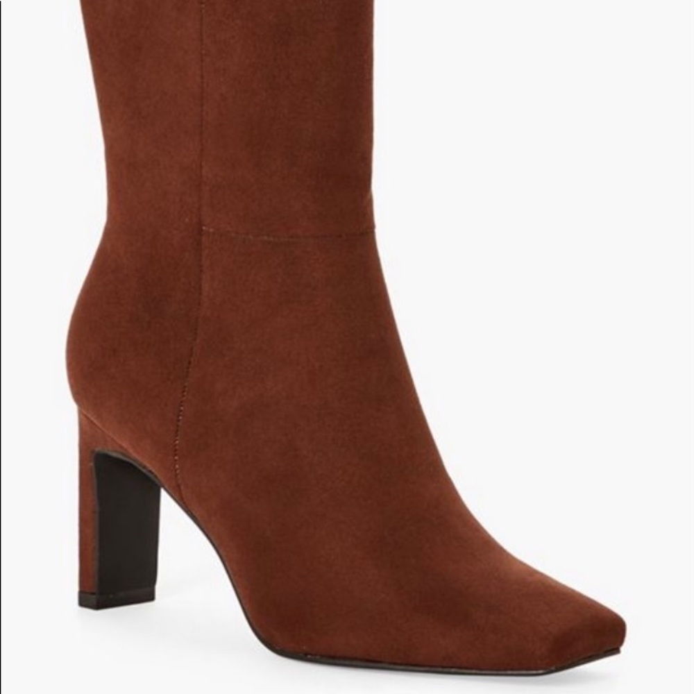 brown suede boots